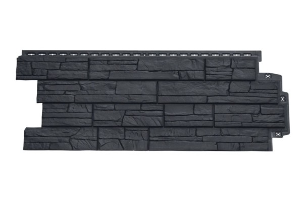 Фасадная панель Grand Line, Сланец Классик, Графитовый