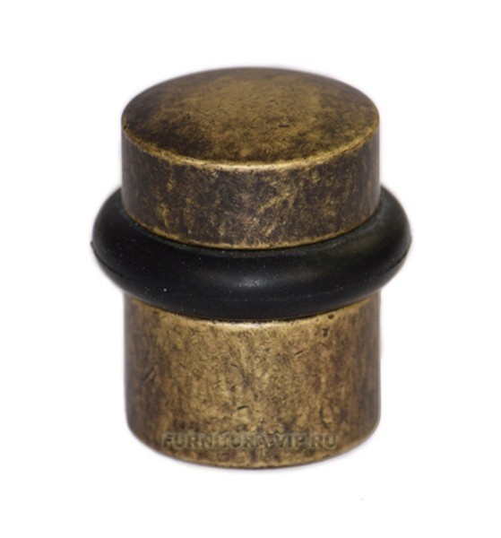 Ограничитель напольный 92/G-BRASS ANTIC, материал Латунь, отделка Бронза, 35*27 мм