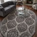 Ковер Serenity D740 DARK GREY овал 240x340
