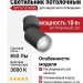 Светильник потолочный SPY N 10.40 BS
