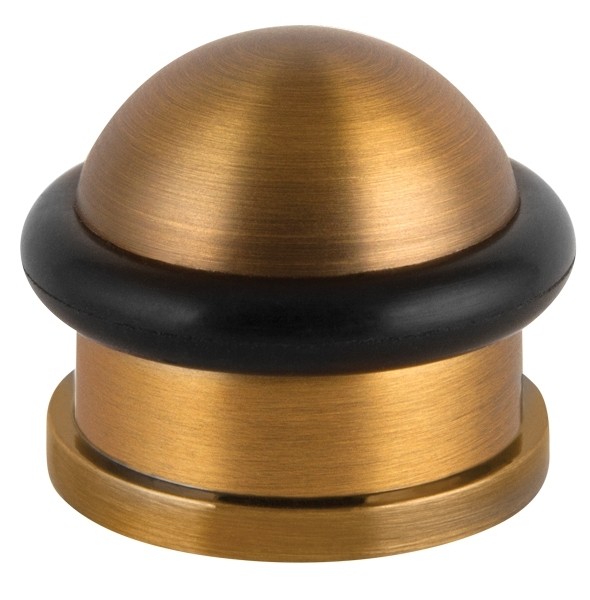 Ограничитель напольный DS PF-26 CF-17, материал Замак, цвет Кофе, 26*32 мм