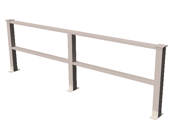 Декоративное ограждение из ДПК GRINDERDECO Ковбойская изгородь, выбеленный дуб