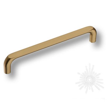 Ручка скоба 395-160-Champagne Gold, материал Замак, отделка Латунь, 37*12*172 мм