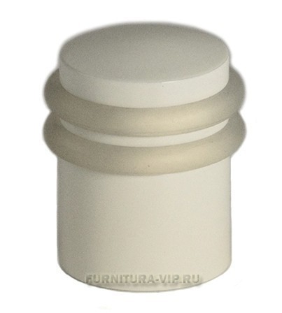 Ограничитель напольный 200212 BA, материал Латунь, цвет Белый, отделка Белый, 39,5*34 мм