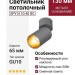 Светильник потолочный SPY N 10.40 BG