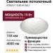 Светильник потолочный ATIKA F 15.40 W DALI