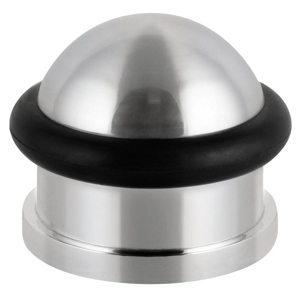 Ограничитель напольный DS PF-26 CP-8, материал Замак, отделка Хром, 26*32 мм