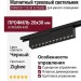 Магнитный трековый светильник POINTER T 20.30 B ZIGBEE