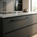 Ручка скоба BU 015.480.09SQ, материал Замак, цвет Чёрный, отделка Черный, 38*20*497 мм