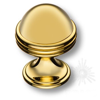 Ручка кнопка 29-Gold, материал Замак, отделка Золото, 40*d=30 мм