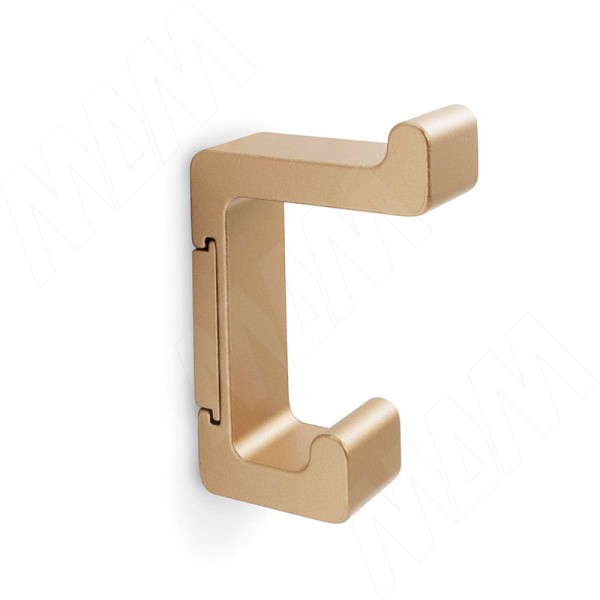 Крючок HK.13.GA, материал Замак, отделка Золото, 90*25*60 мм