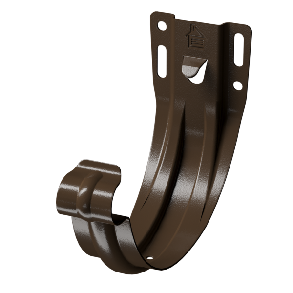 Кронштейн карнизного желоба Docke Stal Premium, каштановый (штампованный)