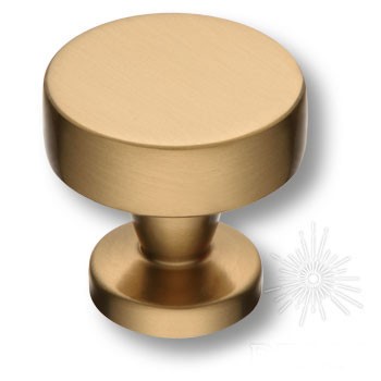 Ручка кнопка 30-Champagne Gold, материал Замак, отделка Латунь, 29*d=30 мм