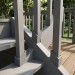 Наклонное крепление балясины GardenParkett, Серый
