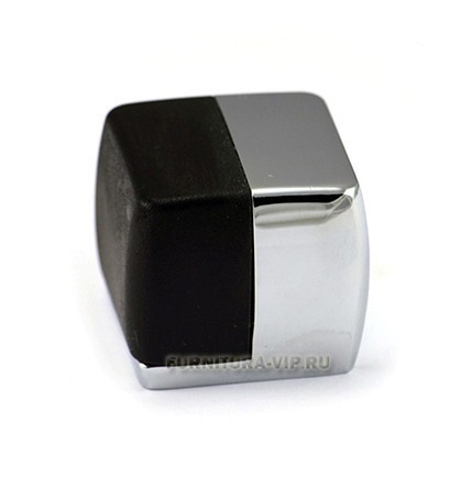 Ограничитель напольный DS1015 0034 CR-P6, материал Замак, отделка Хром, 34*34*30 мм