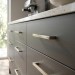 Ручка скоба Gamet UZ-819256-06, материал Замак, отделка Никель, 288*9*28 мм