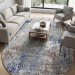 Ковер Armina 3853A blue овал 300x500