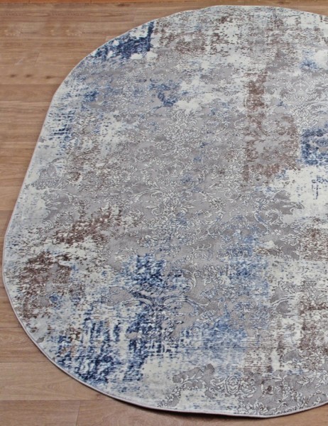 Ковер Armina 3853A blue овал