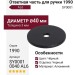 Ответная часть для ручки 1990, SY0001 0040 AL6, материал Алюминий, цвет Чёрный, отделка Черный, 3*d=40 мм
