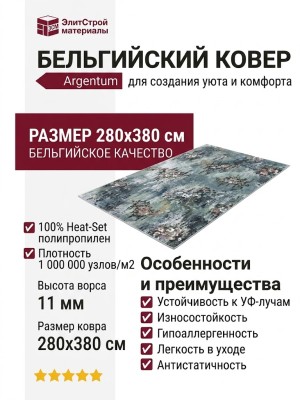 Ковер Argentum 63499-7646 280x380