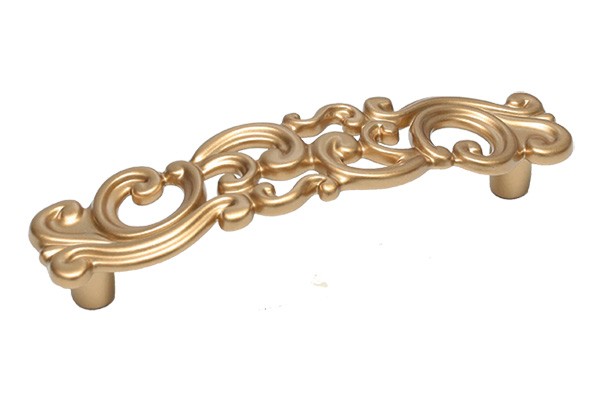 Ручка скоба WMN.721X.096.M00R8, материал Замак, отделка Золото, 118*28*26 мм