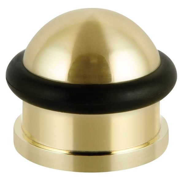 Ограничитель напольный DS PF-26 GP-5, материал Замак, отделка Золото, 26*32 мм