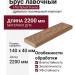 Брус лавочный ДПК I-Techplast Какао