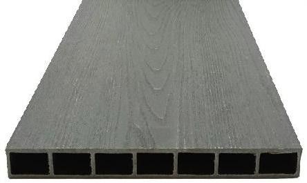 Доска для грядок NauticPrime из ДПК, серого цвета, размеры 225х30х2950 мм