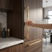 Ручка скоба BU 015.480.19SQ, материал Замак, отделка Золото, 38*20*497 мм