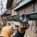 Соединитель желоба с резиновым уплотнителем Aquasystem RR 23 Маренго матовый 125/90