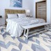 Пробковый пол Corkstyle коллекция Chevron Blue клеевой