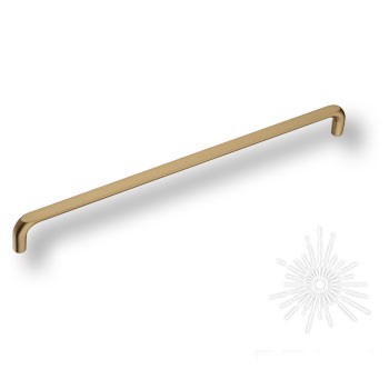 Ручка скоба 395-320-Champagne Gold, материал Замак, отделка Латунь, 37*12*332 мм