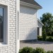 Виниловый сайдинг Fineber, BRICKHOUSE, Цвет: белый