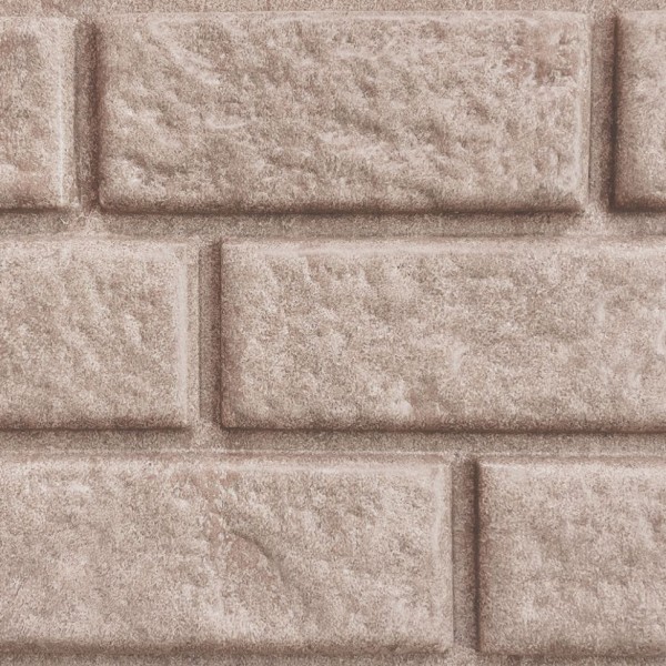 Виниловый сайдинг Fineber, BRICKHOUSE, Цвет: белый