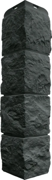 Угол наружный Альта-Профиль, Туф ЭКО, Графит