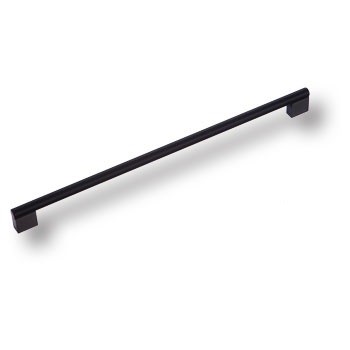 Ручка скоба 8783 0352 AL6-AL6, материал Алюминий, цвет Чёрный, отделка Черный, 32*12*385 мм