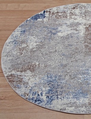 Ковер Armina 3853A blue круг 300x300