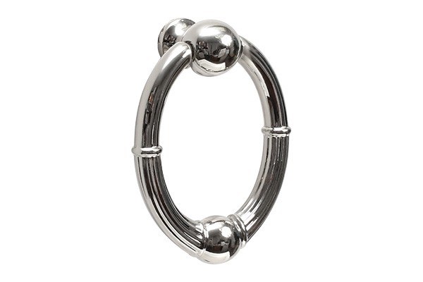 Ручка кольцо SY3190 0045 PN-PN, материал Замак, отделка Никель, 58*44*20 мм