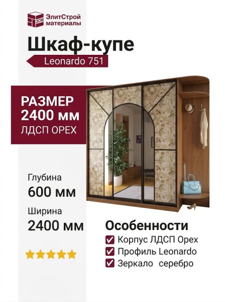 Шкаф-купе Leonardo 751