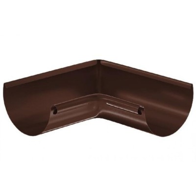 Внутренний угол желоба 90° Aquasystem, коричневый RAL 8017, 125/90