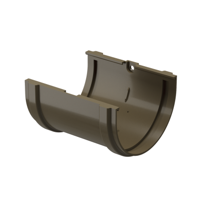 Соединитель желобов Docke Premium, оттенок Каштан