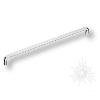 Ручка скоба 395-320-Chrome, материал Замак, отделка Хром, 37*12*332 мм