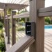 Крепление перил прямое алюминиевое GardenParkett, Графит