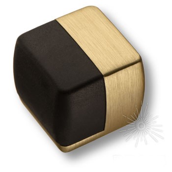 Ограничитель напольный DS1015 0034 BB-P6, материал Замак, отделка Золото, 34*34*30 мм
