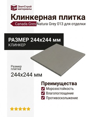 Canada Gres Natura Grey 013 24.4x24.4
