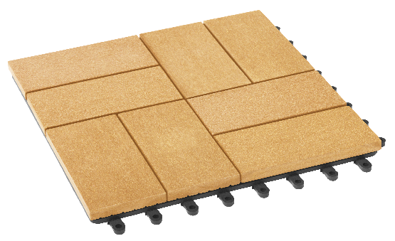 Модульный паркет ДПК GRINDERDECO Люкс 9 Цвет Песчаник