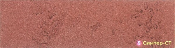 Гибкая клинкерная плитка Симтер СТ-01 Красный с градиентной фактурой