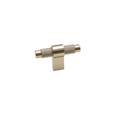 Ручка кнопка SYSTEM SY8772 0008 GL-GL, материал Алюминий, отделка Золото, 60*16*35 мм