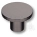 Ручка кнопка 34-Titanium, материал Замак, отделка Графит, 18*d=25 мм