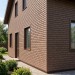 Виниловый сайдинг Fineber, BRICKHOUSE, Цвет: Коричневый
